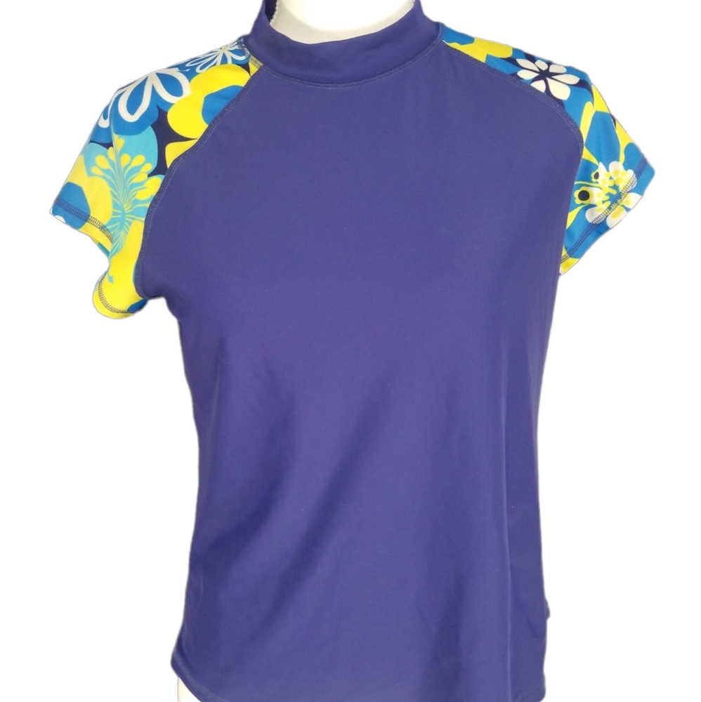 L.L. Bean kids Sun and Surf Shirt, Short Sleeves Rashguard SPF 50+